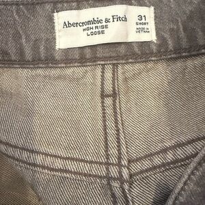 Abercrombie & Fitch GREY JEANS good condition like new